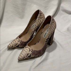 Steve Madden Python Heels